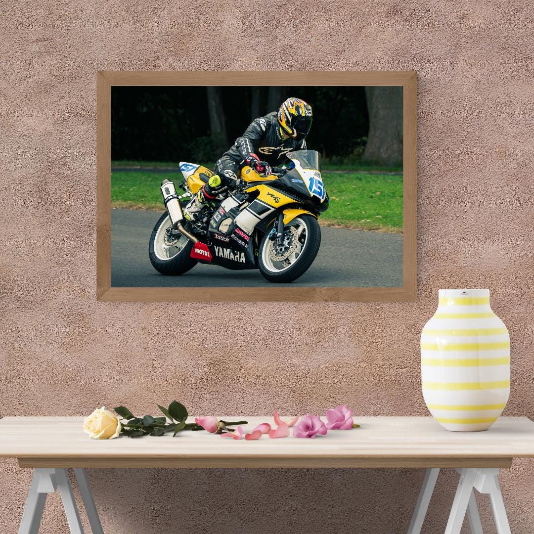 Yamaha YZFR6 Print.