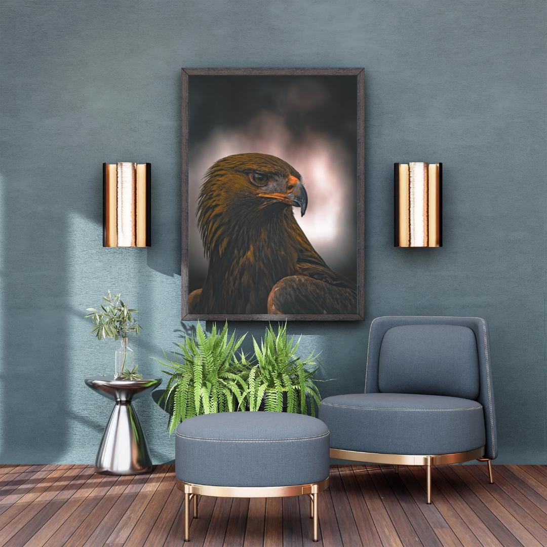 Majestic eagle portrait