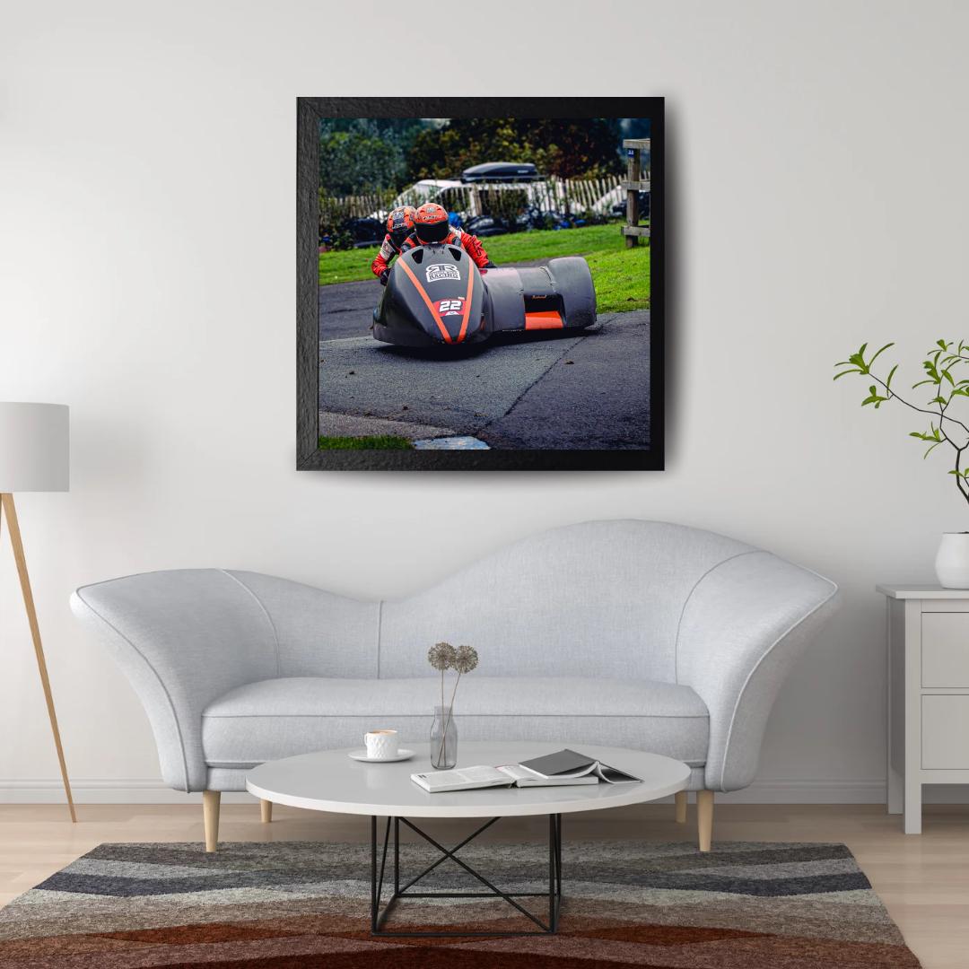 LCR Suzuki 600cc F2 Sidecar Racing Print.