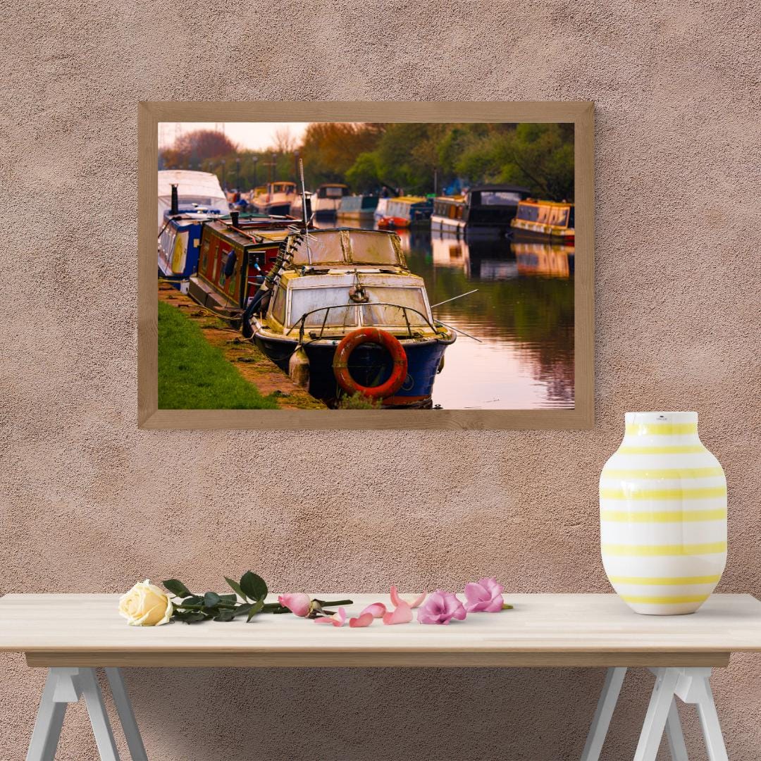 Aire and Calder Navigation Canal, Wakefield to Castleford, West Yorkshire.