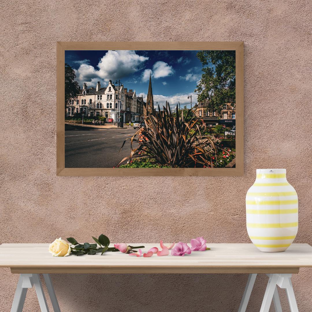 Ilkley Town Centre Print | West Yorkshire Street Photography.
