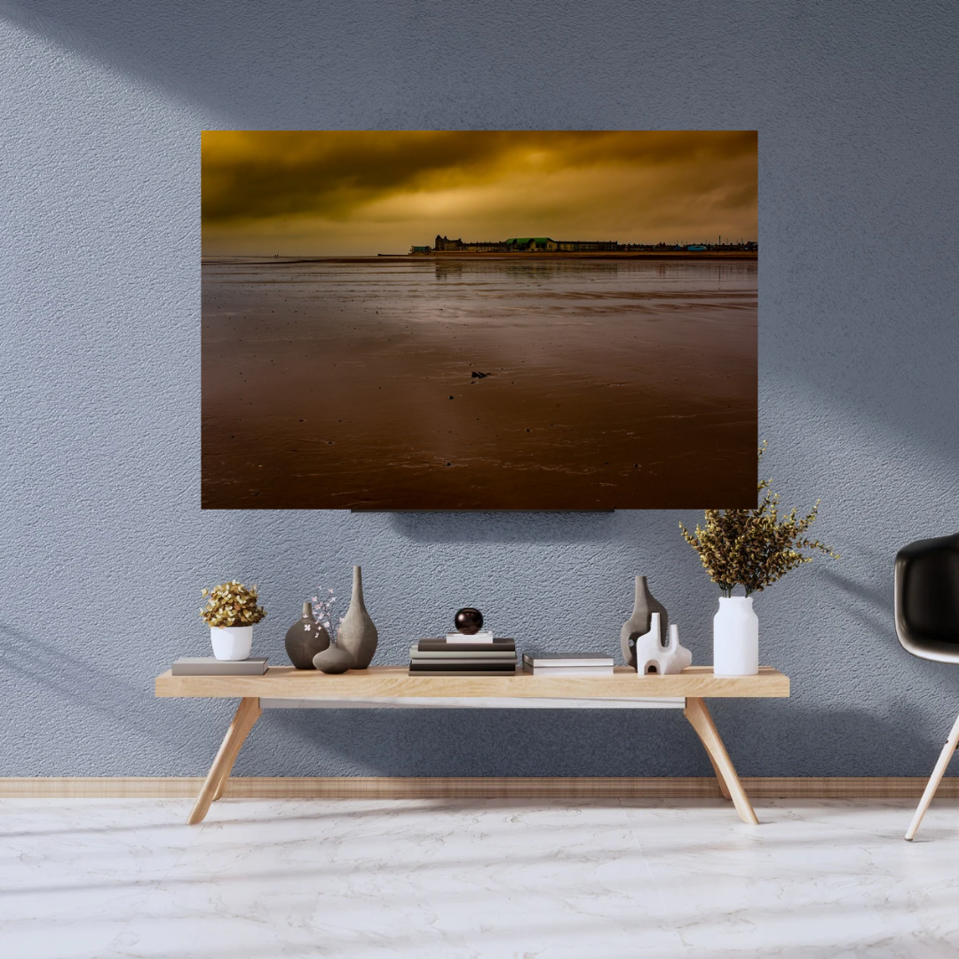 Moody Redcar beach.