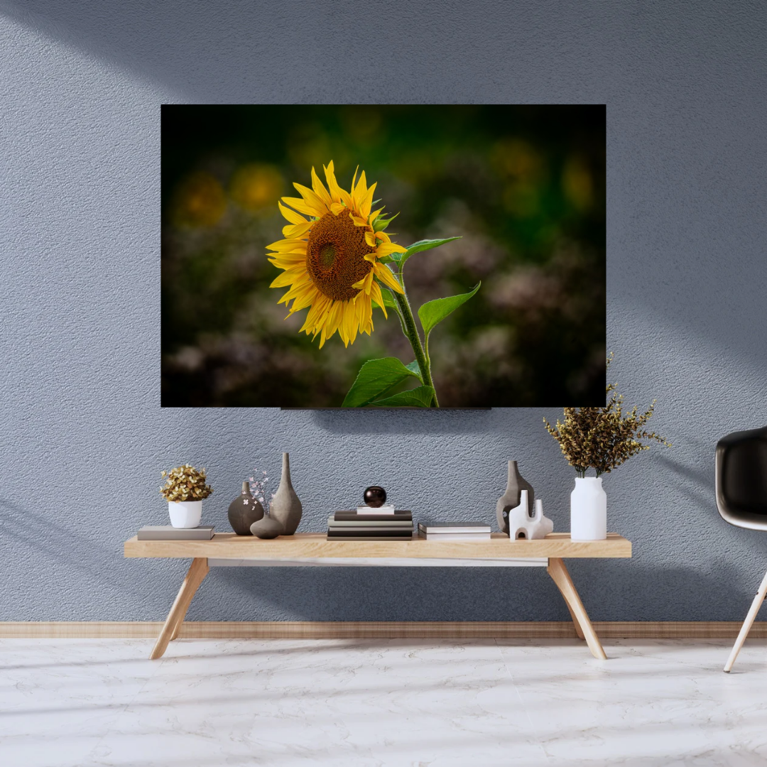 Beautiful Sunflower Portrait – Vibrant Yellow Wall Art Print