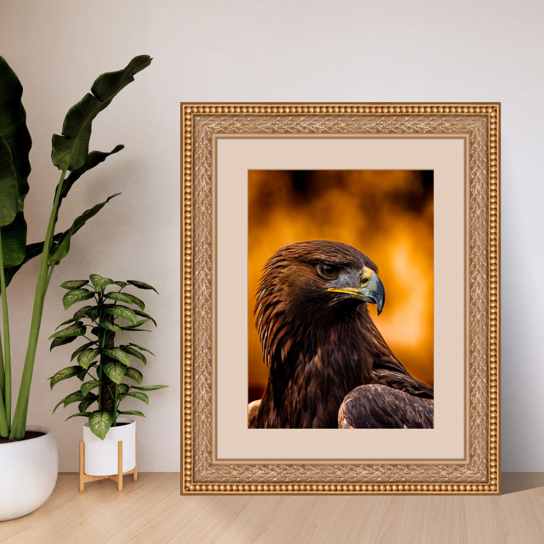 Majestic Golden Eagle Print – Wildlife Wall Art