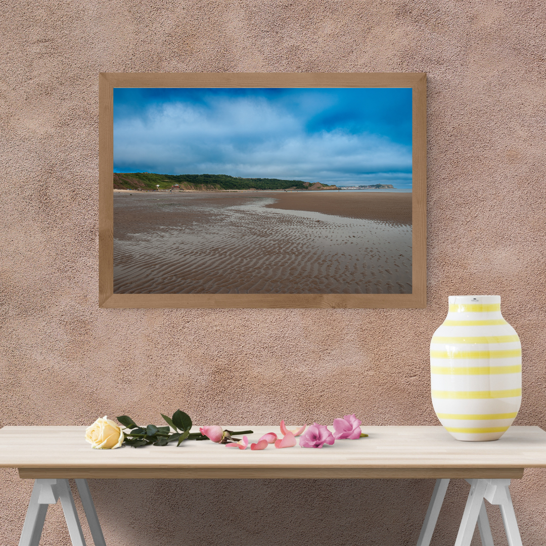 Tranquility at Cayton Bay, Scarborough – Coastal Print.