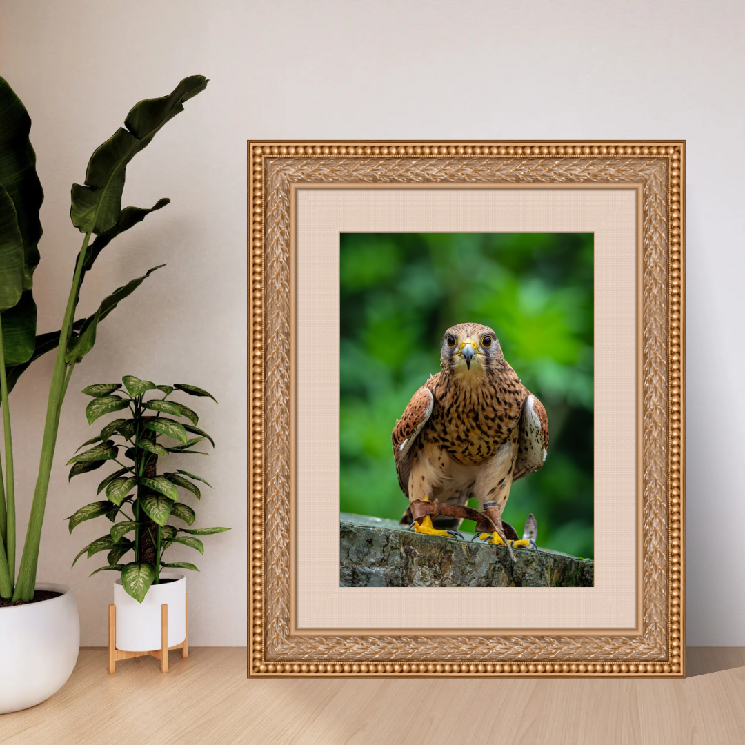 Beautiful Common Kestrel print.