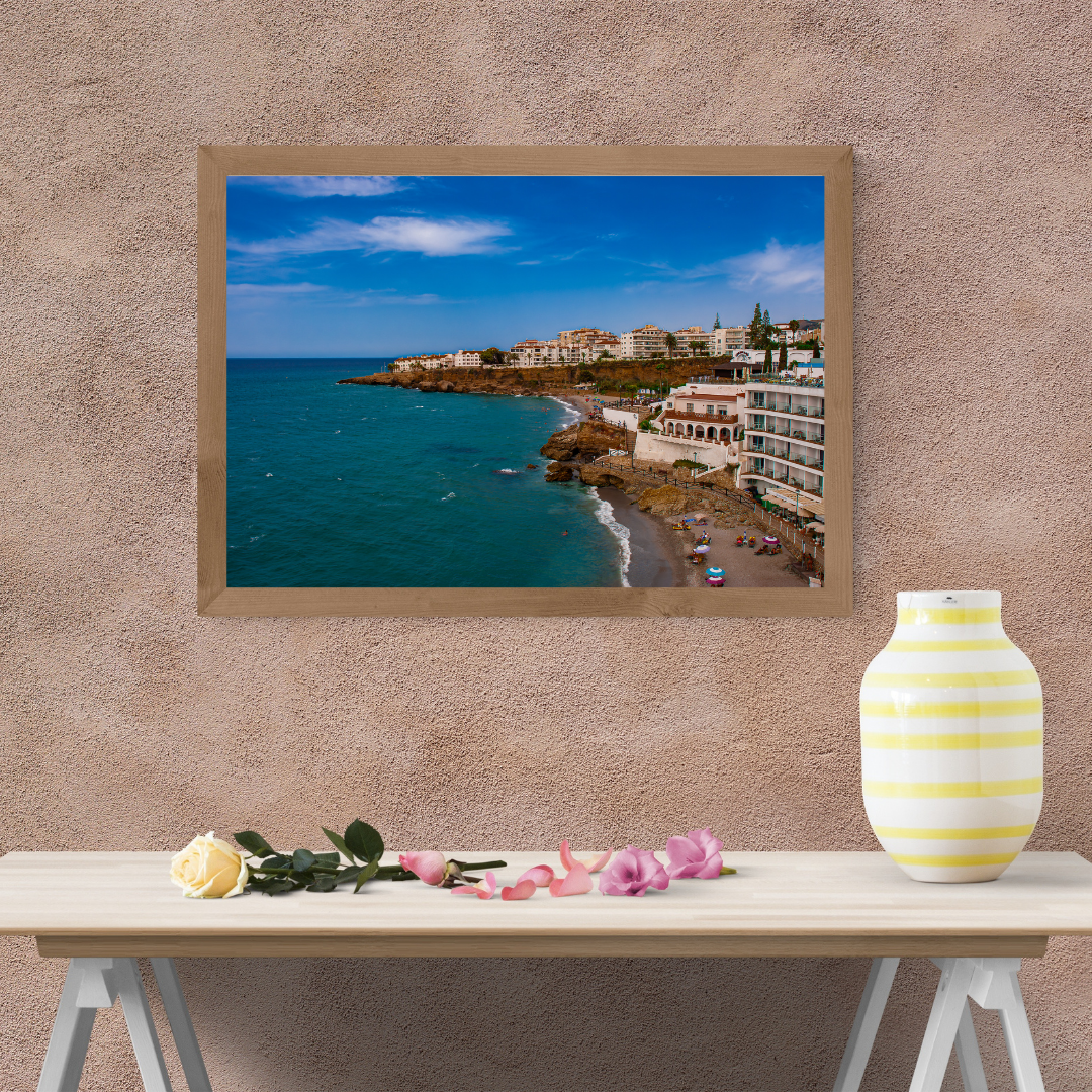 The balcony of Europe, Nerja, Costa del Sol - Spain.