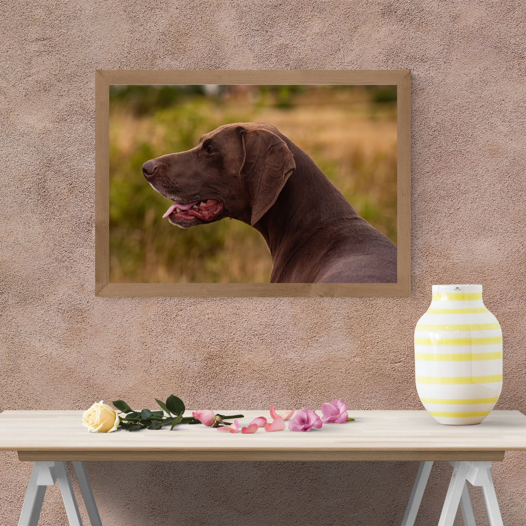 ๐พ Pointer Perfection โ Fine Art Dog Portrait Print