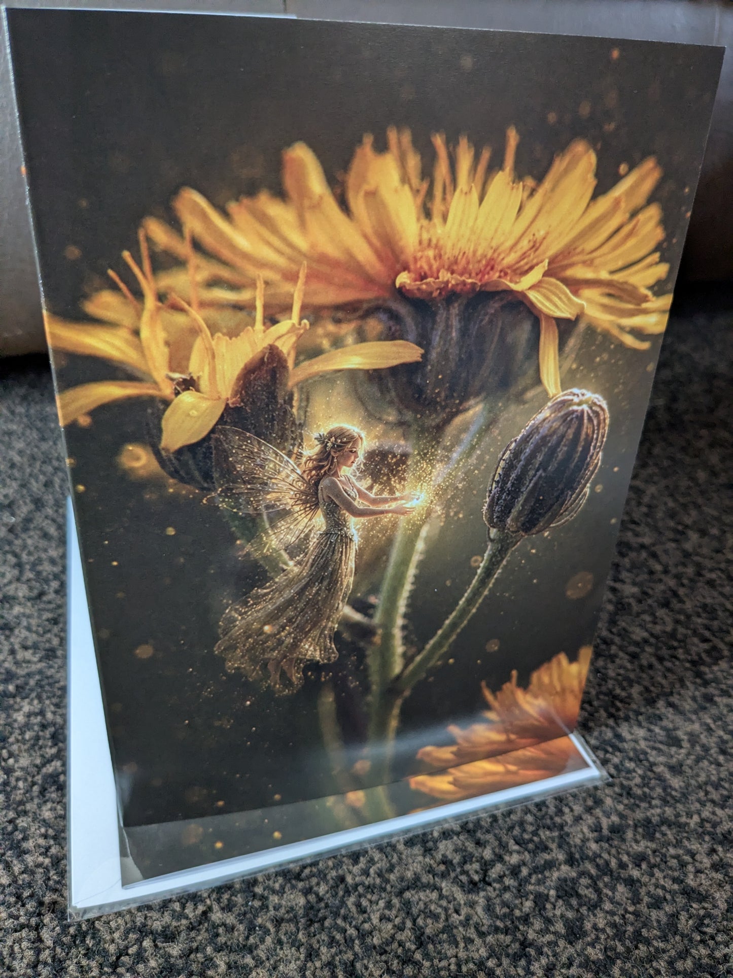 Lady of the light/Nature with a Touch of Magic Greeting Card | A5 Blank Card | Wildlife & Nature Art