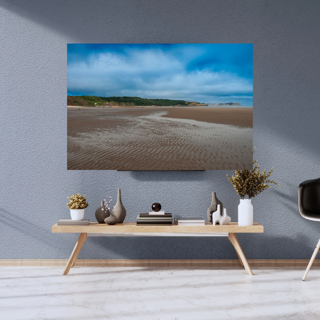 Tranquility at Cayton Bay, Scarborough – Coastal Print.