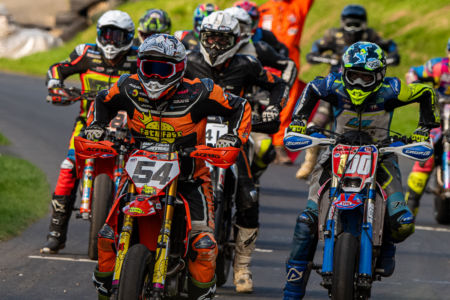Motorcycle racing.