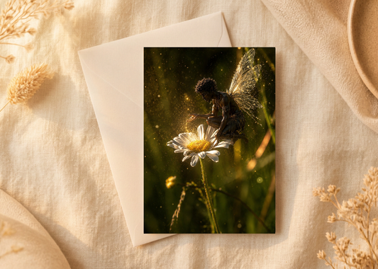 Fairy of first light/Nature and wildlife Magic – A5 Blank Greeting Card