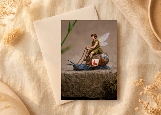 Natures learner/Nature with a Touch of Magic Greeting Card | A5 Blank Card | Wildlife & Nature Art.