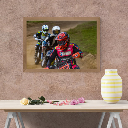 Dirt Bike Racing Print.