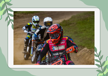 Dirt Bike Racing Print.