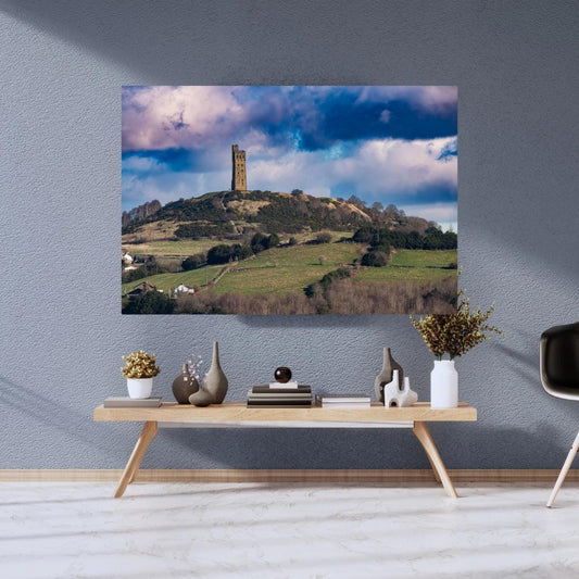 Castle Hill and Victoria Tower, Huddersfield, West Yorkshire, England