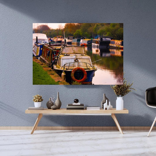 Aire and Calder Navigation Canal, Wakefield to Castleford, West Yorkshire.