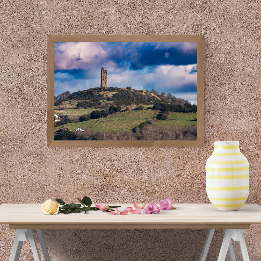Castle Hill and Victoria Tower, Huddersfield, West Yorkshire, England