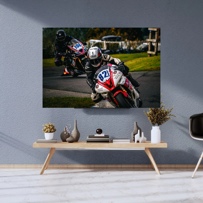 #821 race print.