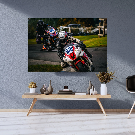 #821 race print.