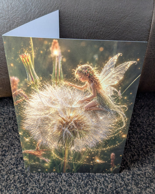 The wish keeper/Nature with a Touch of Magic Greeting Card | A5 Blank Card | Wildlife & Nature Art