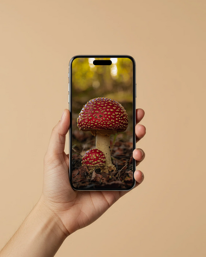 Fly Argaric mushroom - Digital Download / I phone / Android - Screensaver.