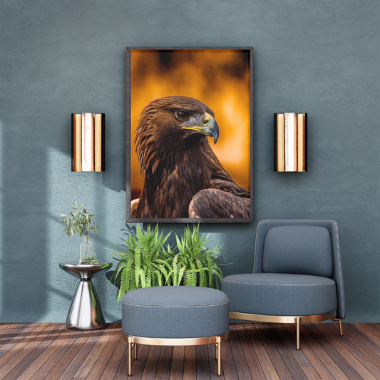 Majestic Golden Eagle Print – Wildlife Wall Art