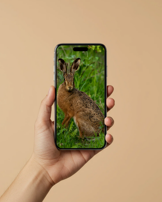 Brown  Hare - FREE Digital Download / I phone / Android - Screensaver.