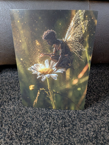 Fairy of first light/Nature and wildlife Magic – A5 Blank Greeting Card