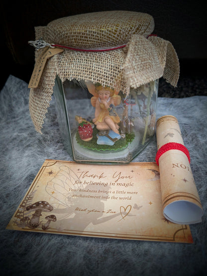 Wish Upon a Jar™ | Handmade Fairy Wish Jar | Magical Fairy Gift & Enchanted Keepsake (free postage)