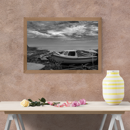"Waiting for the Tide – Boats at Robin Hood’s Bay"