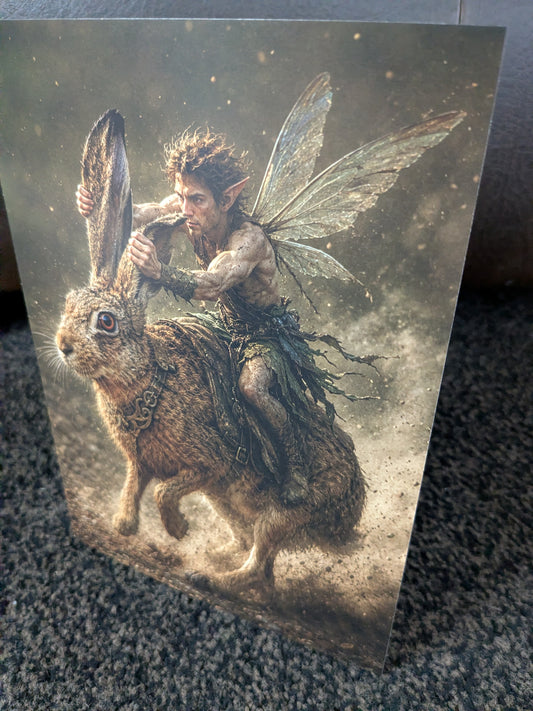 The wild hunt/Nature with a Touch of Magic Greeting Card | A5 Blank Card | Wildlife & Nature Art