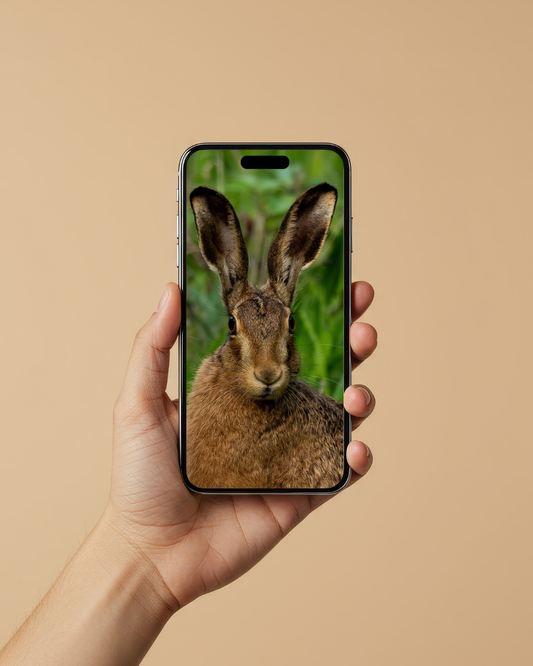 Brown Hare - Digital Download / I phone / Android - Screensaver.