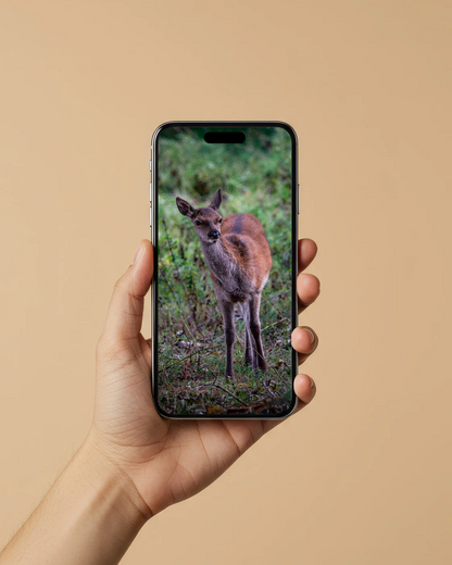 Red deer calf (2) - FREE Digital Download / I phone / Android - Screensaver.