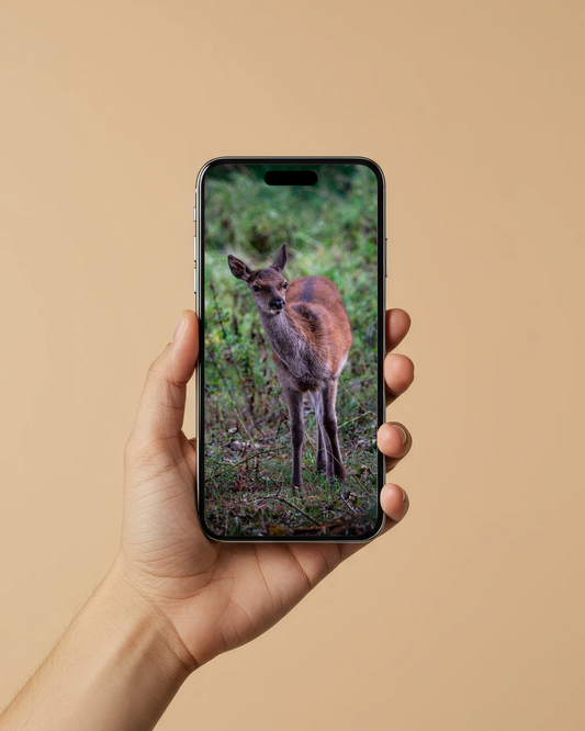 Red deer calf (2) - FREE Digital Download / I phone / Android - Screensaver.