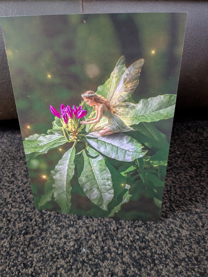 Where magic awakens/Nature with a Touch of Magic Greeting Card | A5 Blank Card | Wildlife & Nature Art