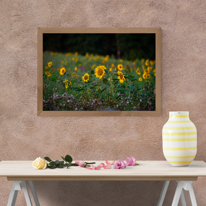 Beautiful Sunflowers – Vibrant Yellow Wall Art Print