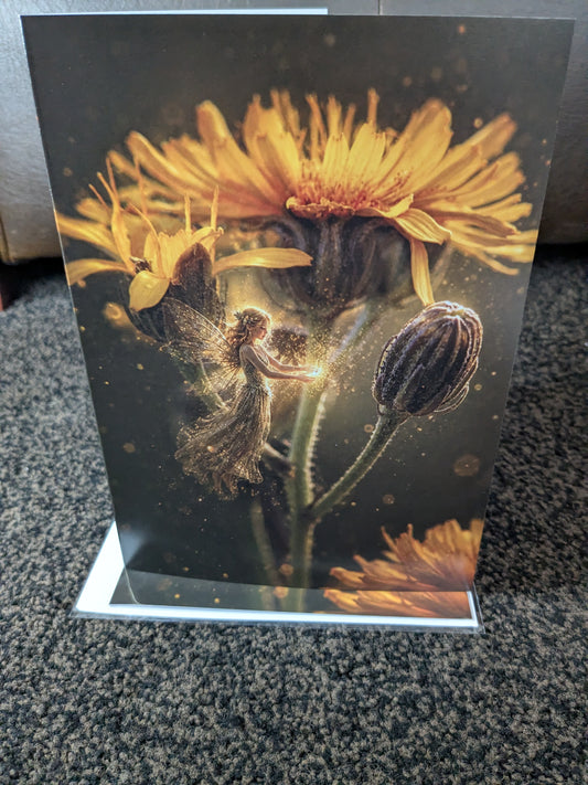 Lady of the light/Nature with a Touch of Magic Greeting Card | A5 Blank Card | Wildlife & Nature Art