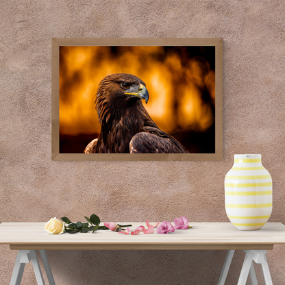Majestic Golden Eagle Print – Wildlife Wall Art (landscape)