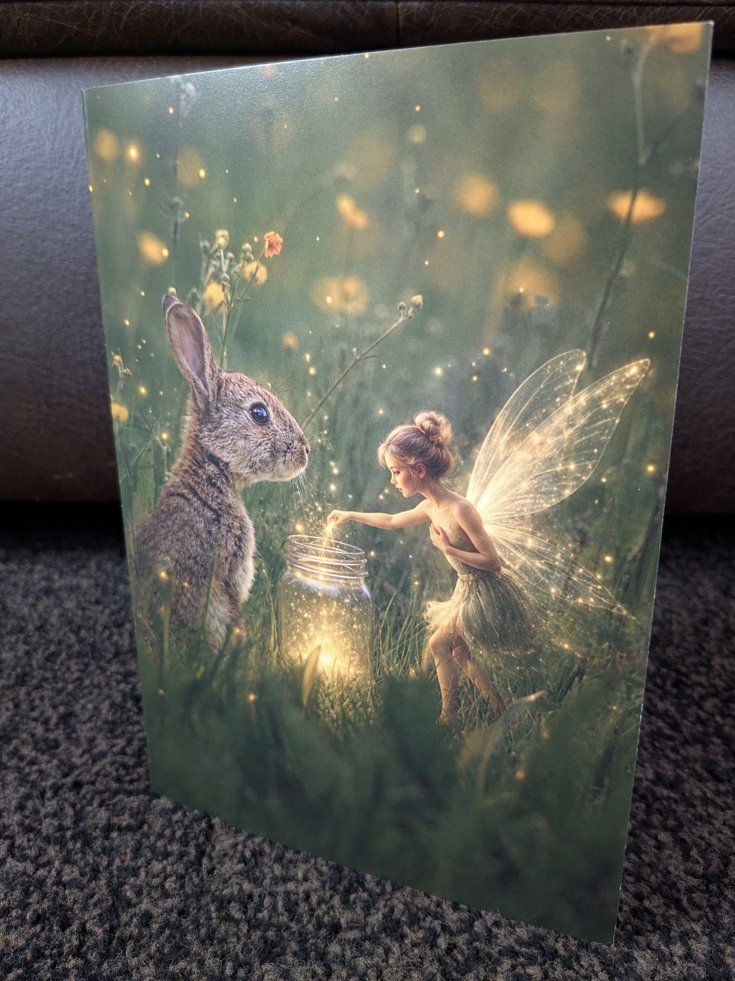 A jar full of wonder/Nature with a Touch of Magic Greeting Card | A5 Blank Card | Wildlife & Nature Art