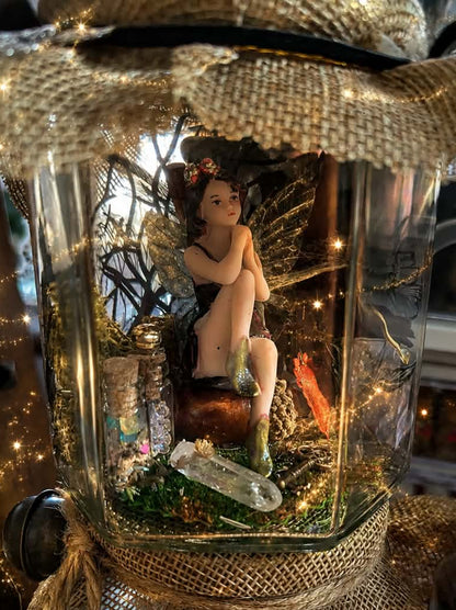 Bramble – Thorny & Wild Fairy.
  Handmade Fairy Wish Jar | Magical Fairy Gift & Enchanted Keepsake (free postage)