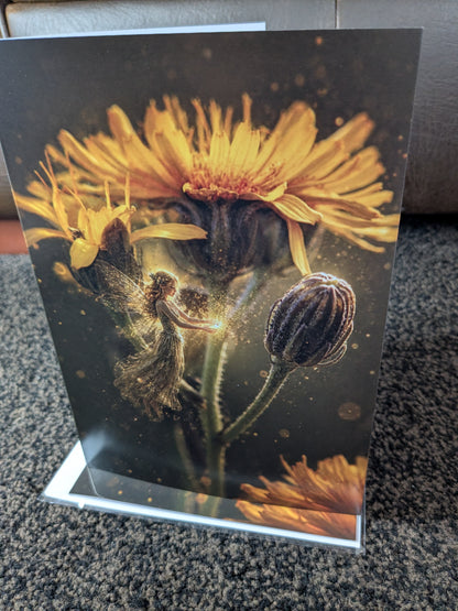 Lady of the light/Nature with a Touch of Magic Greeting Card | A5 Blank Card | Wildlife & Nature Art
